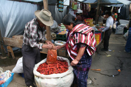 Een kleurrijke markt in Chicicastenango