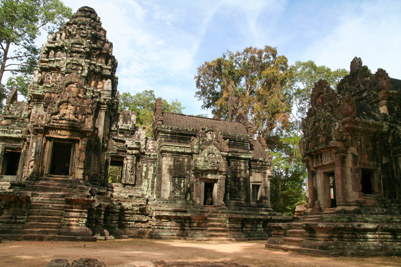 Op de fiets langs de tempels van Angkor