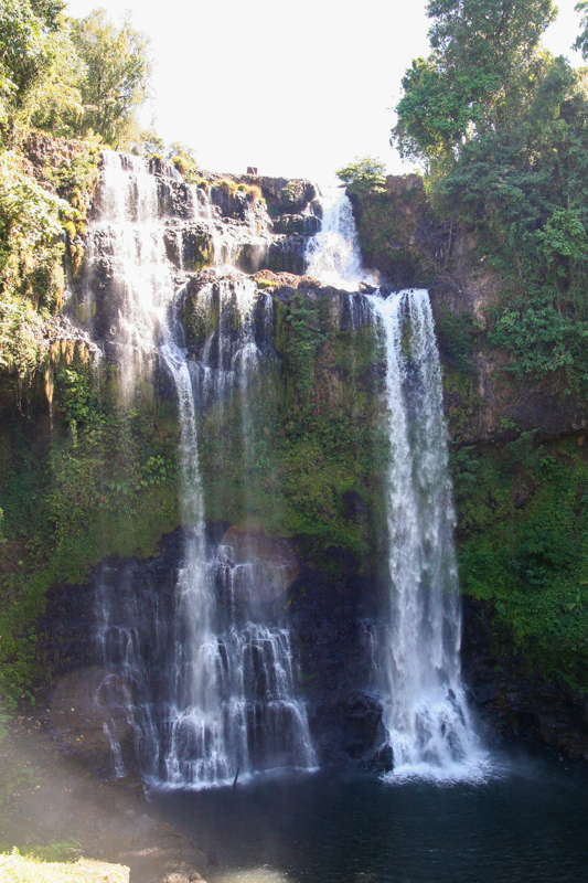 Watervallen op het Bolaven Plateau